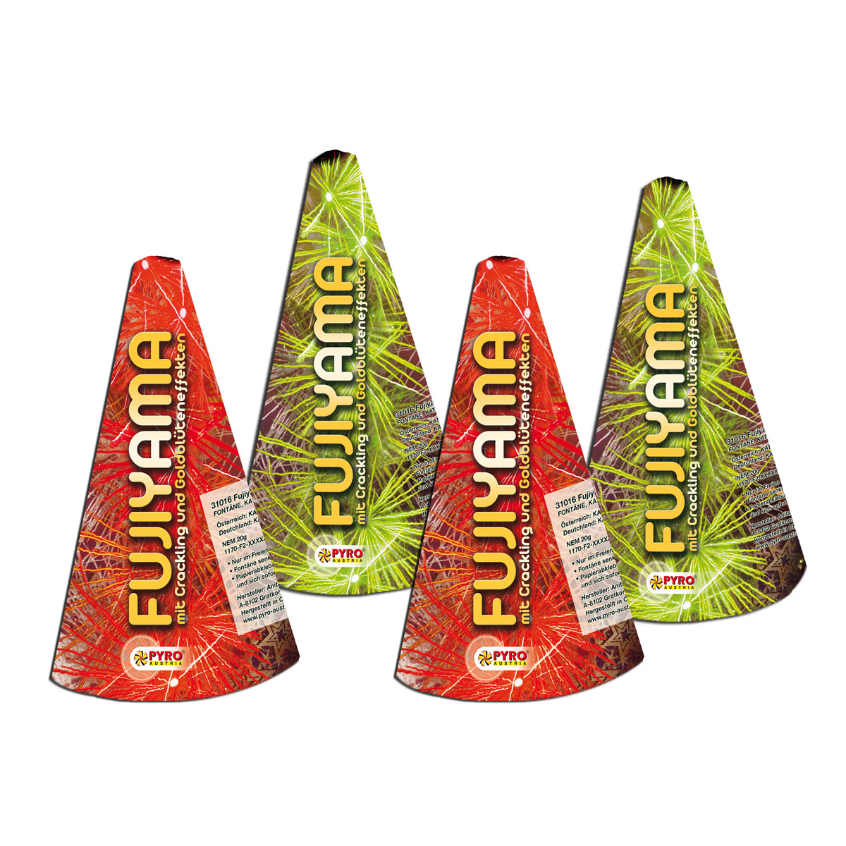 Fujiyma Vulcan, 4er Packung