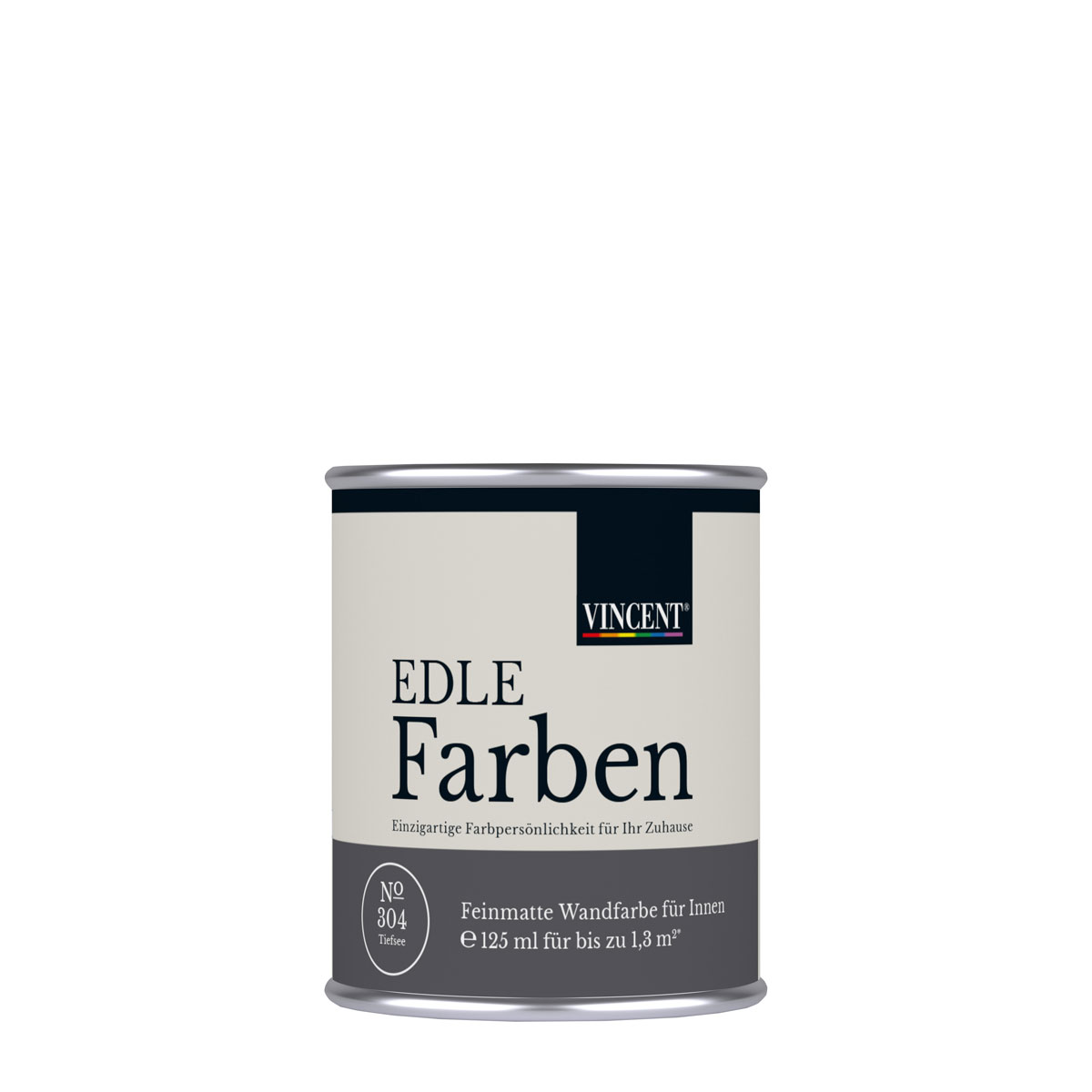 Vincent  Wandfarbe EDLE Farben Tiefsee matt 0,125 L