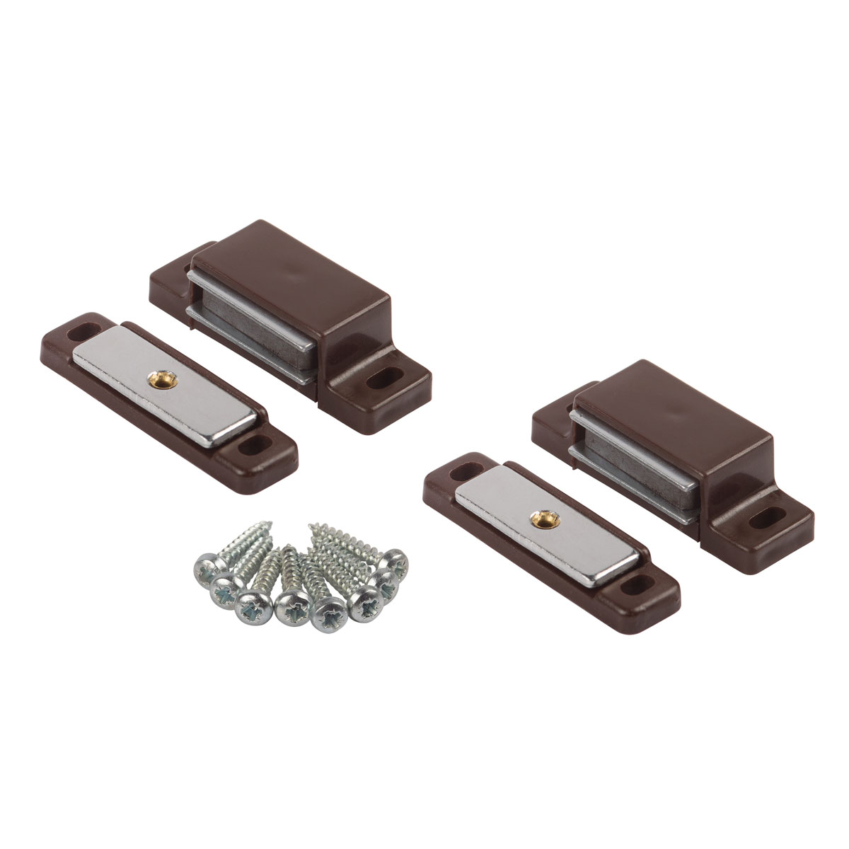 Suki Magnetschnäpper bewegliche Gegenplatte braun 2 Stück Bild 3