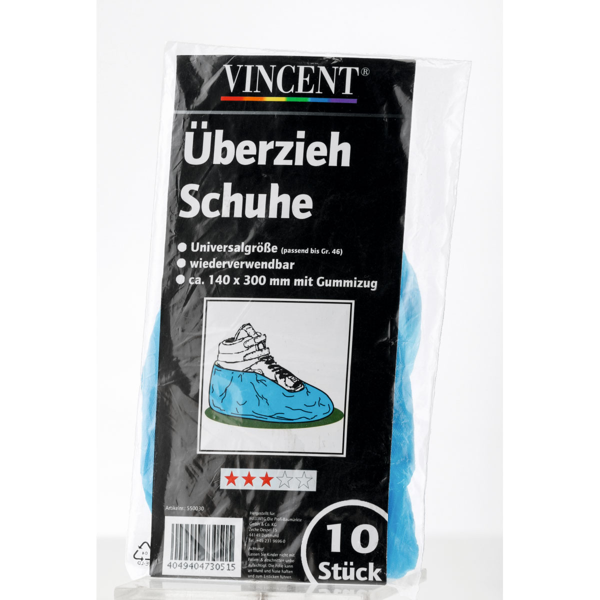 Vincent Überziehschuh bis Größe 46 10 Stück