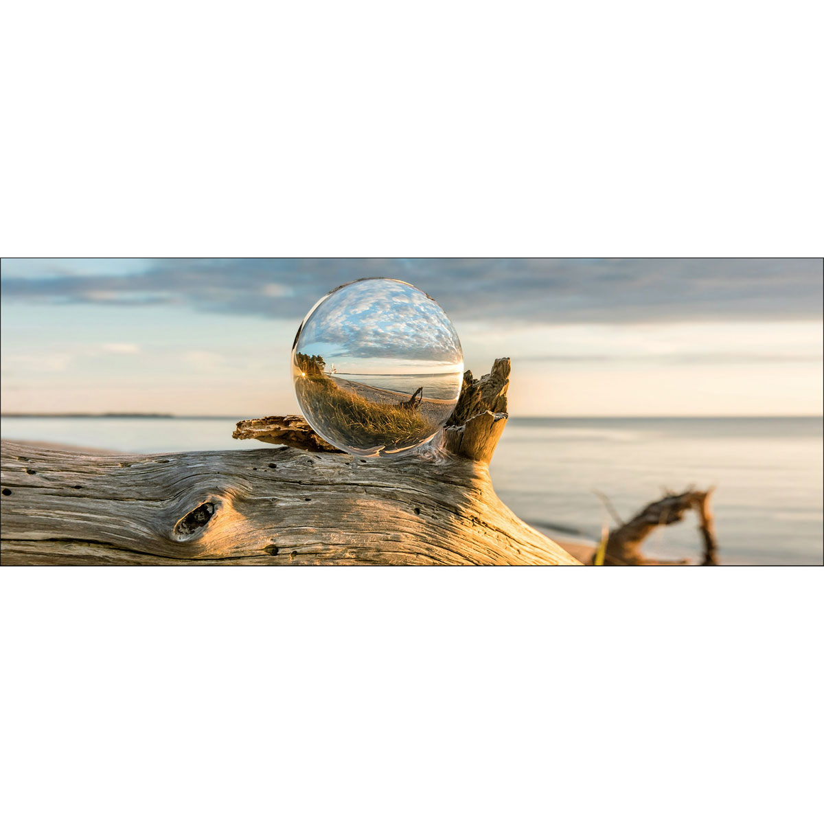 Canvas-Art Glaskugel 30 x 80 cm Bild 2