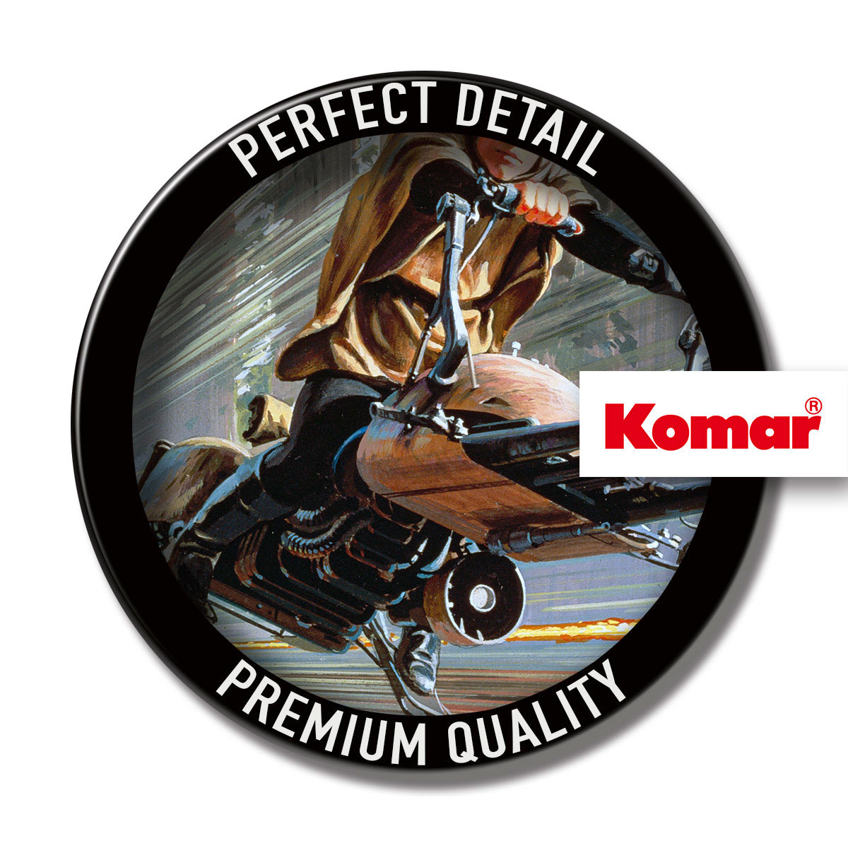 Komar  Wandbild Star Wars Classic Endor Speeder 70x50 cm Bild 6