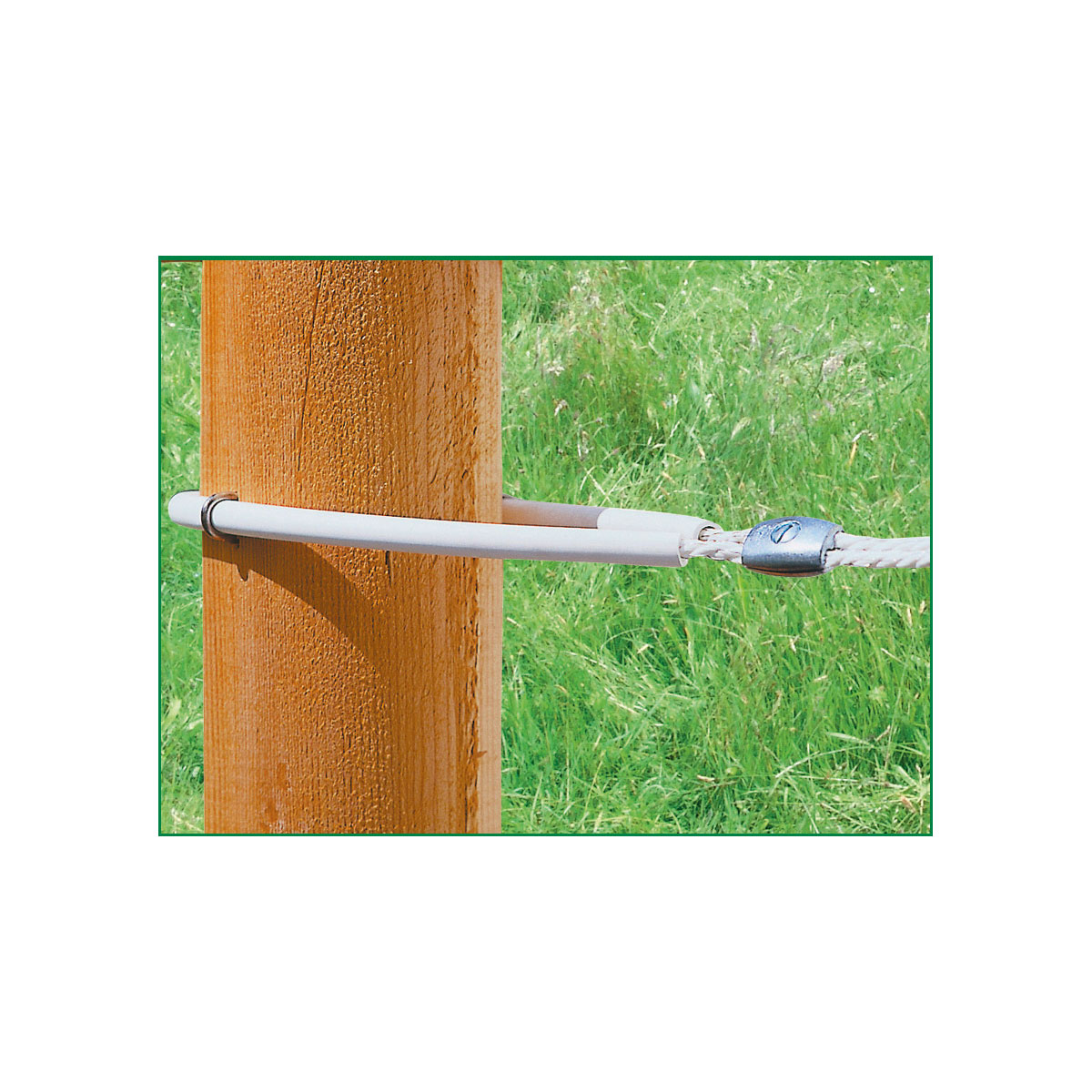 Schlauchisolator für Durchmesser 8 mm weiß Bild 2