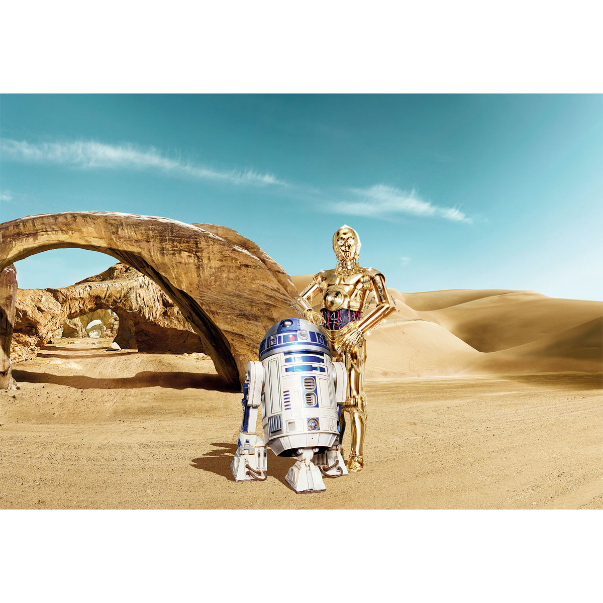 Komar  Papier Fototapete Star Wars Lost Droids 368x254 cm Bild 2