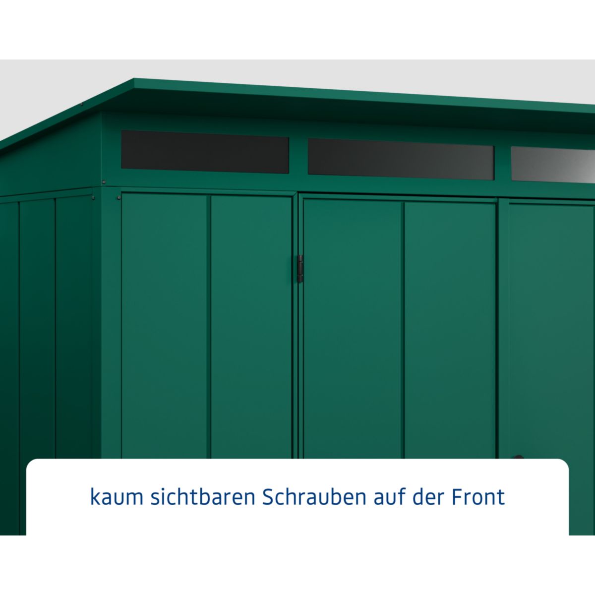 EcoStar  Gerätehaus Elegant-PTyp 3RAL6005 2 flg Bild 4