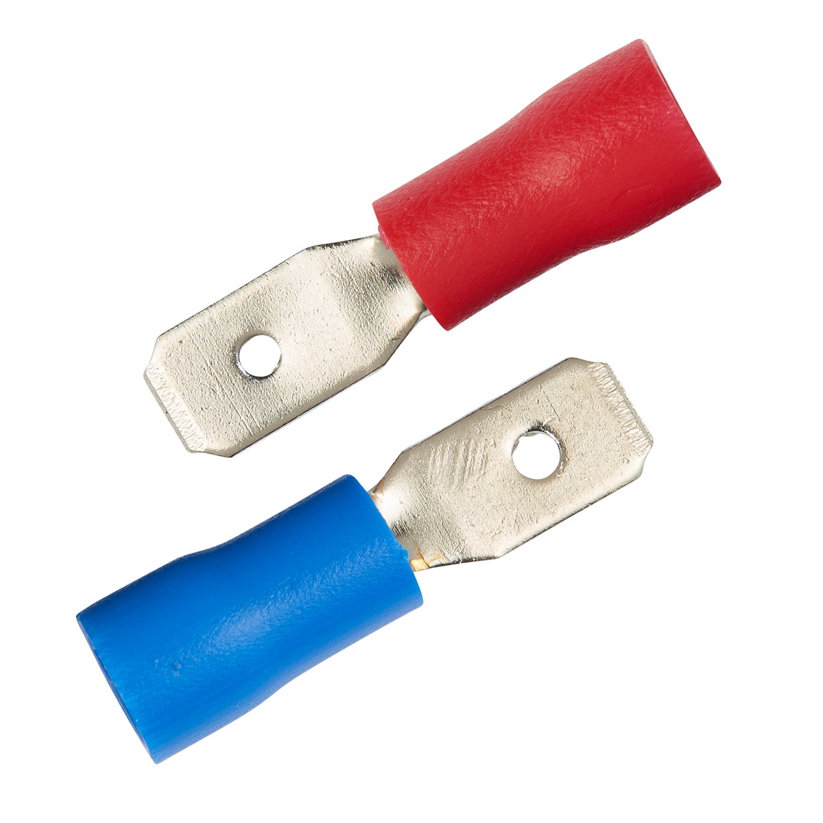 Heidemann Flachstecker4,3 x 0,8 mm rot 5 Stück