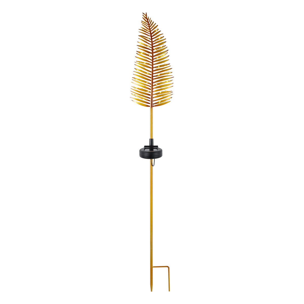 Flector LED-Solarstick Golden Palm Leaf