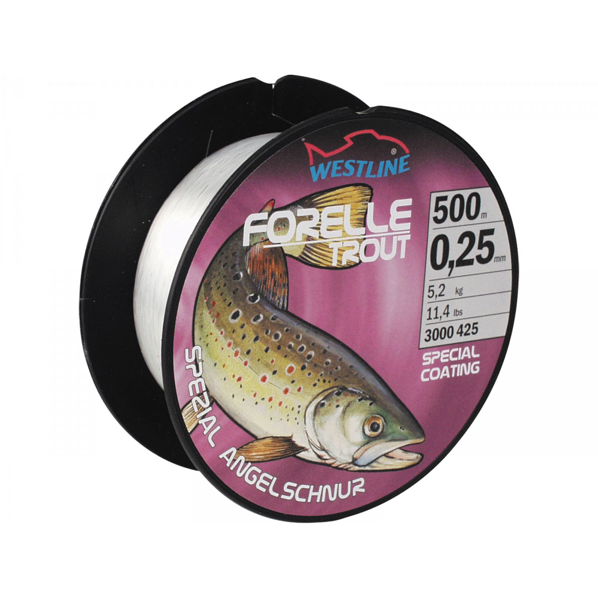 westline Zierfischschnur Forelle 0,23 500 m