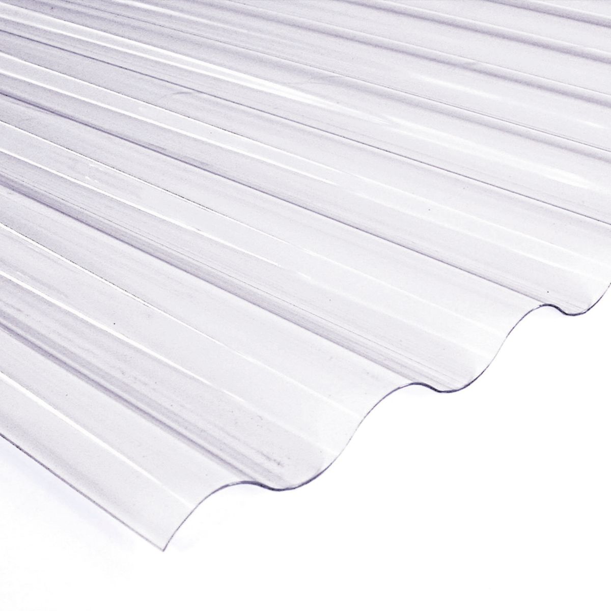 PVC Wellplatte Sinus transparent 120x80 cm