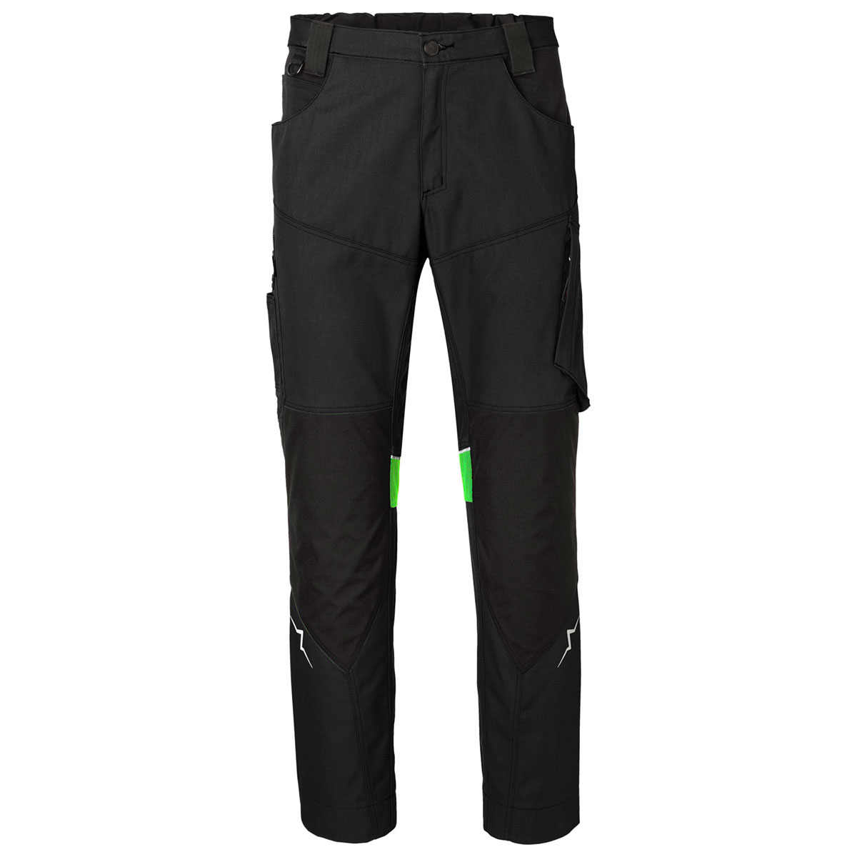 Kübler  Bundhose PULSE LIGHT schwarz/neongrün Größe 54 Bild 1