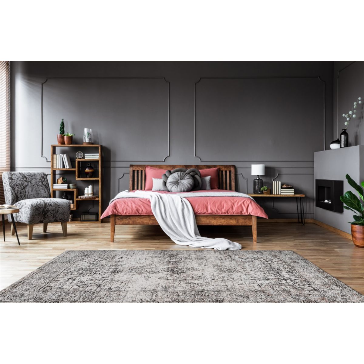 Iglesia 525 Anthrazit / Creme 120cm x 170cm Bild 2