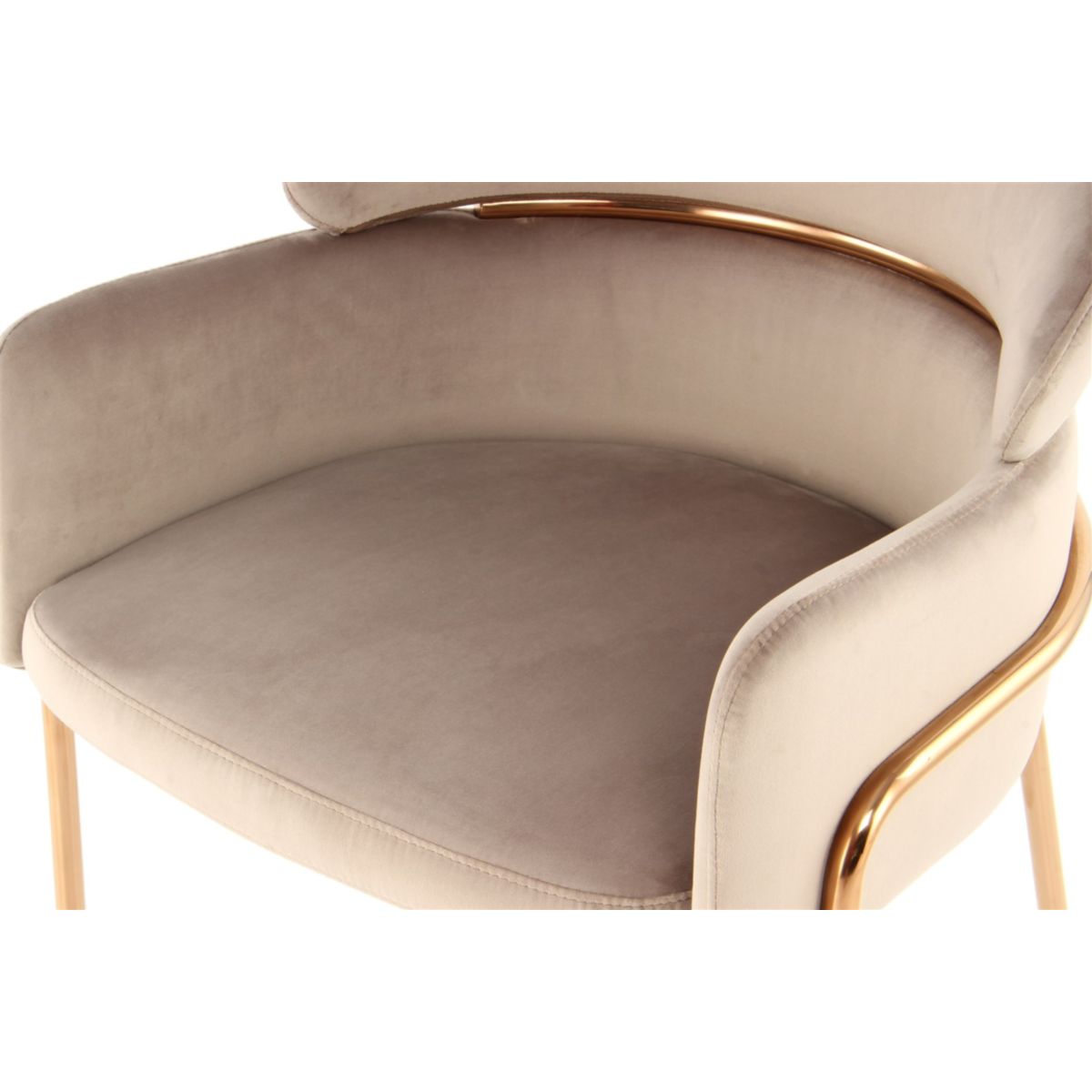 Stuhl Corey 125 Braun rosegold Bild 7