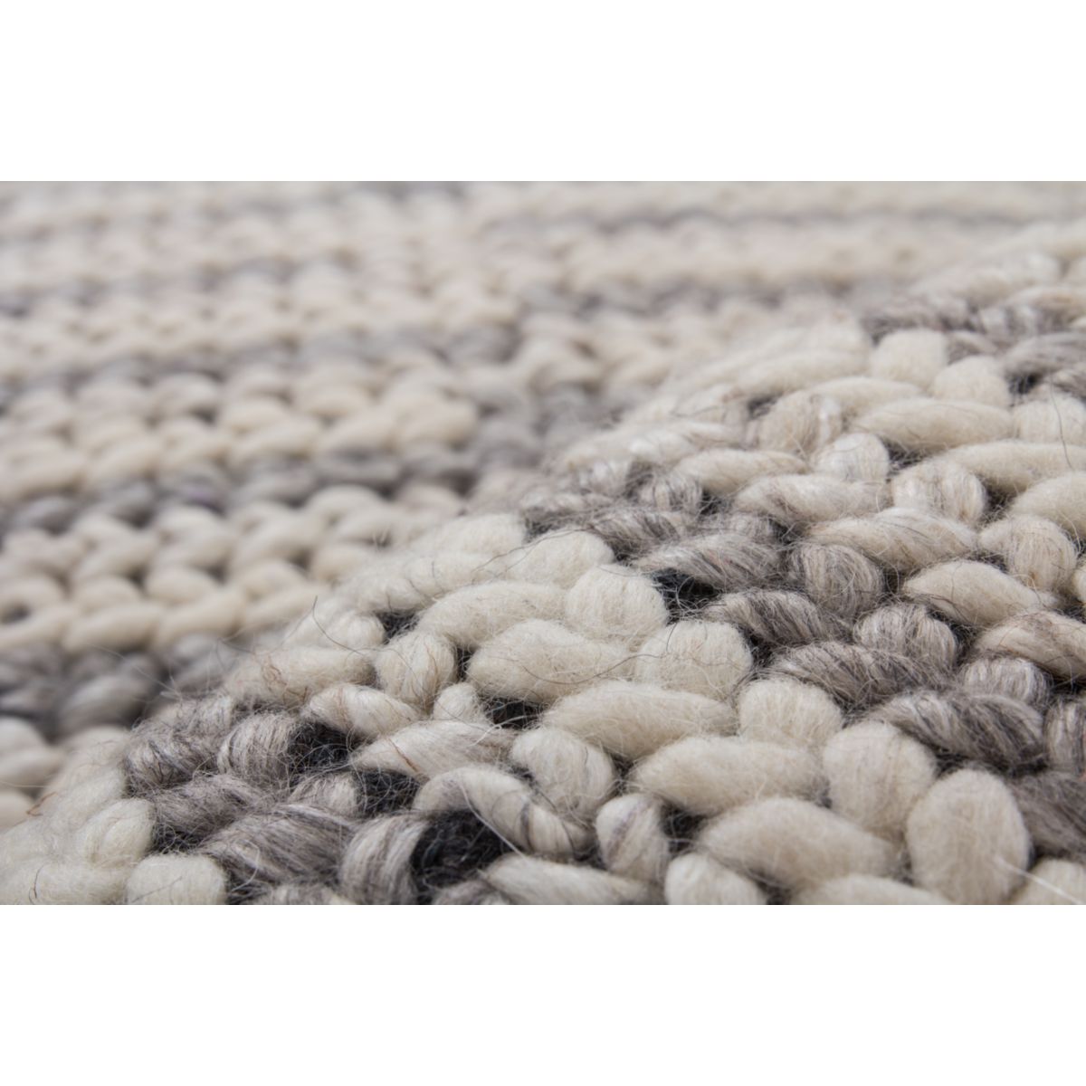 Pouf Hocker Shaun 510 grau 80x80cm Bild 4