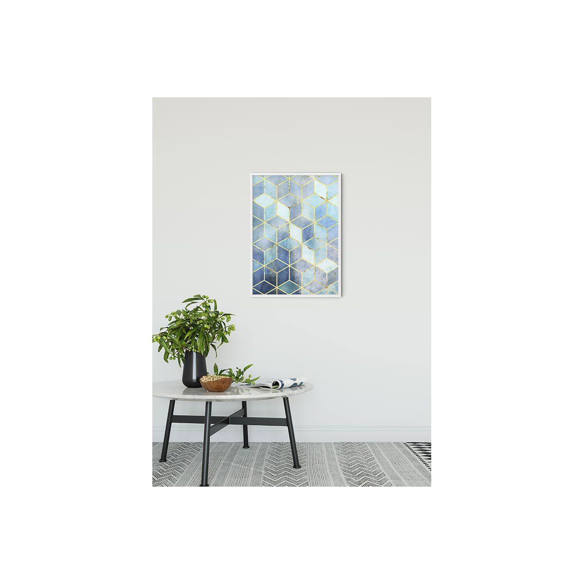 Komar  Wandbild Mosaik Azzuro 30x40 cm