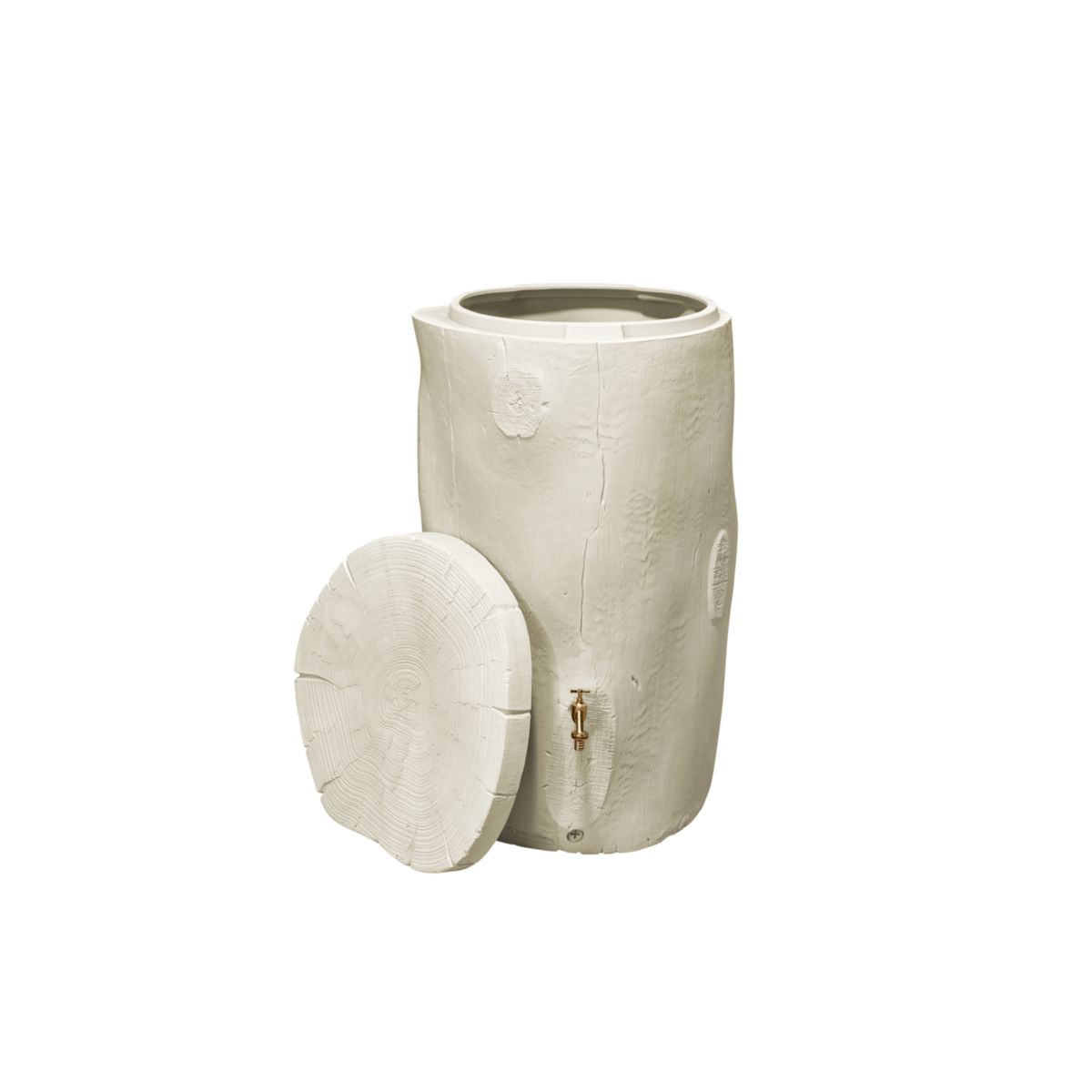 Garantia Regentonne Woodstock Baumstamm 400 L dunkelbraun Bild 4