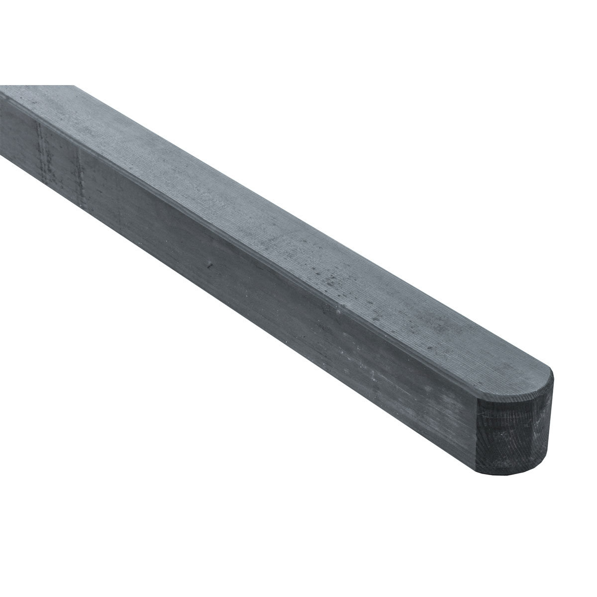 Pfosten 9 x 9 x 190 Kiefer dunkelgrau gebeizt für Dichtzaun Bild 3