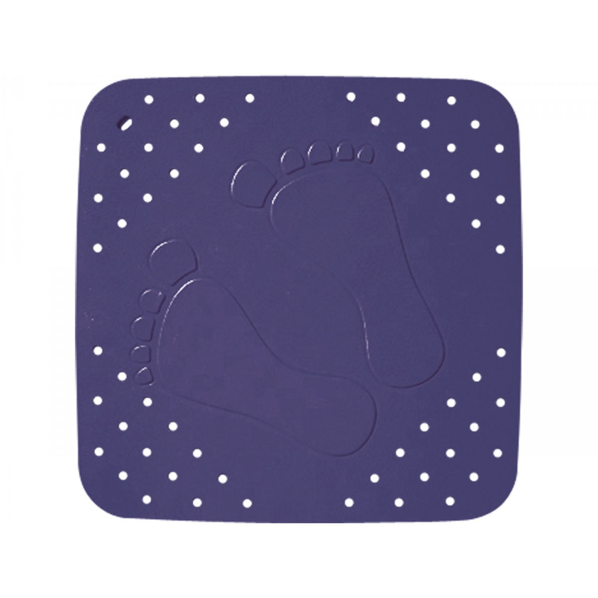 Basic  Duscheinlage Foot aloha blau