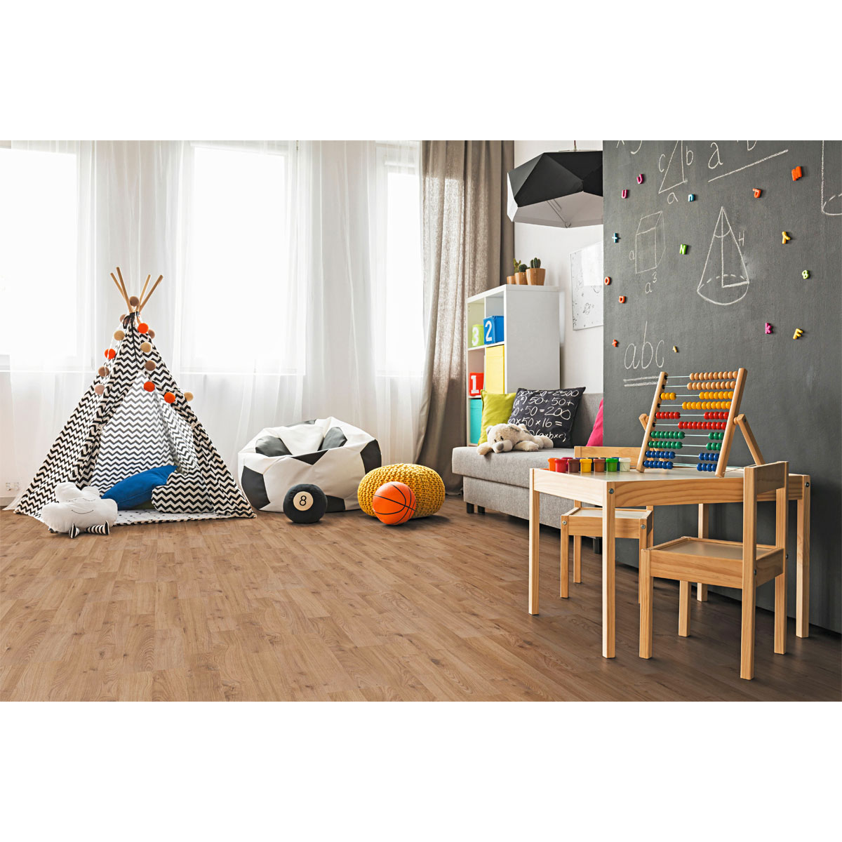 Specht Laminatboden Classic Bergmanns Eiche natur 138 x 19,3 cm Bild 5