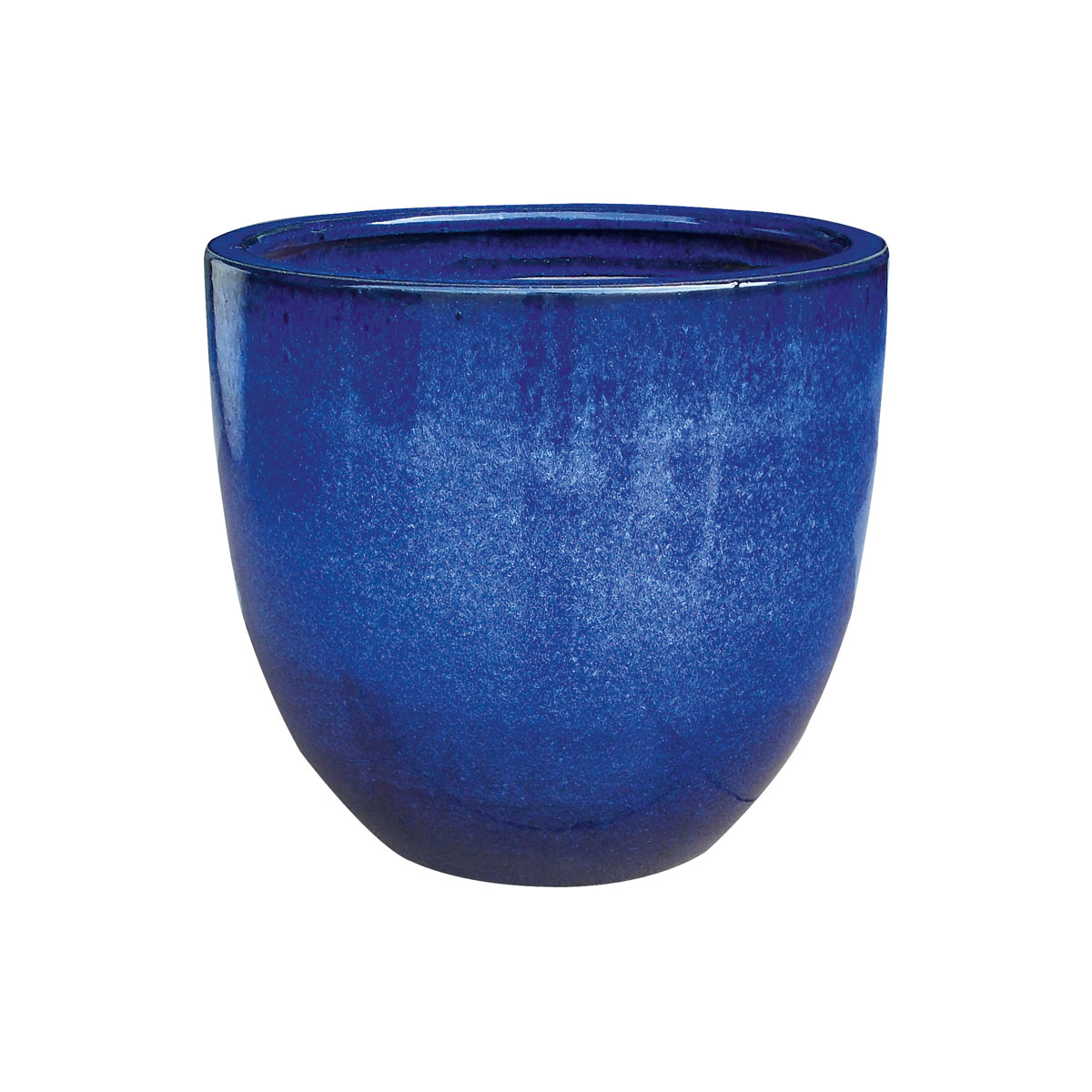 Haveson Pflanztopf Bern II Durchmesser 32 x 29 cm blau glasiert