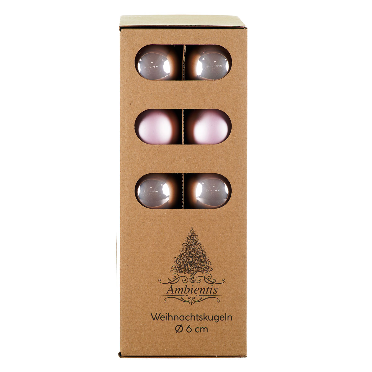 Ambientis Glaskugeln 6 cm rosa Mix Bild 4