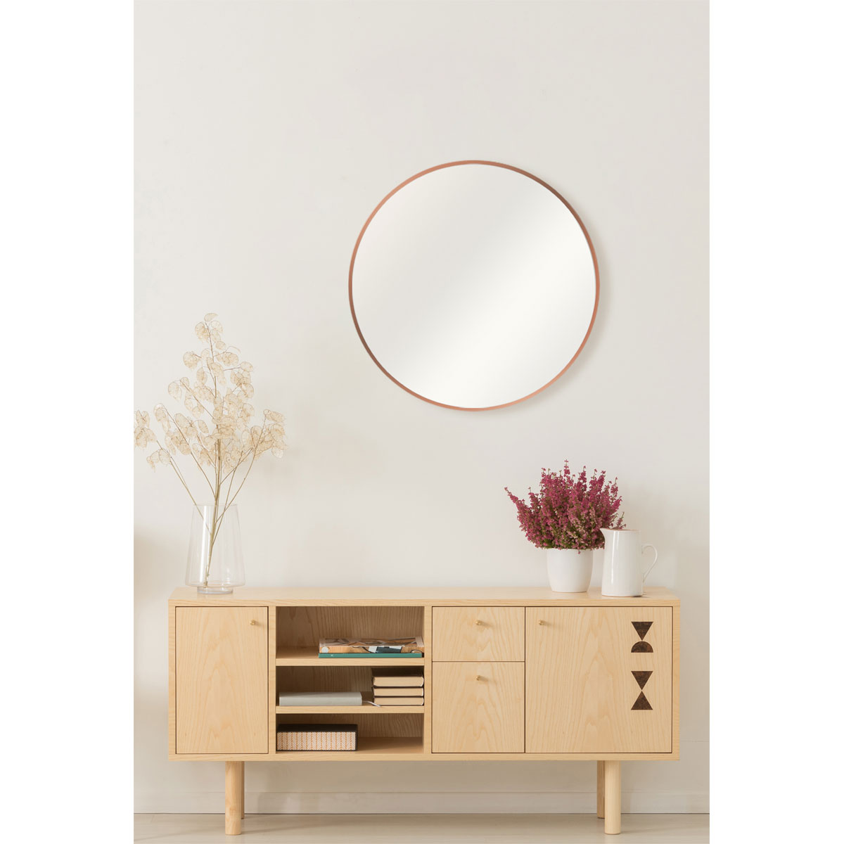 DSK  Design Spiegel Silver Coiffeur Copper Dm 50 cm Bild 5