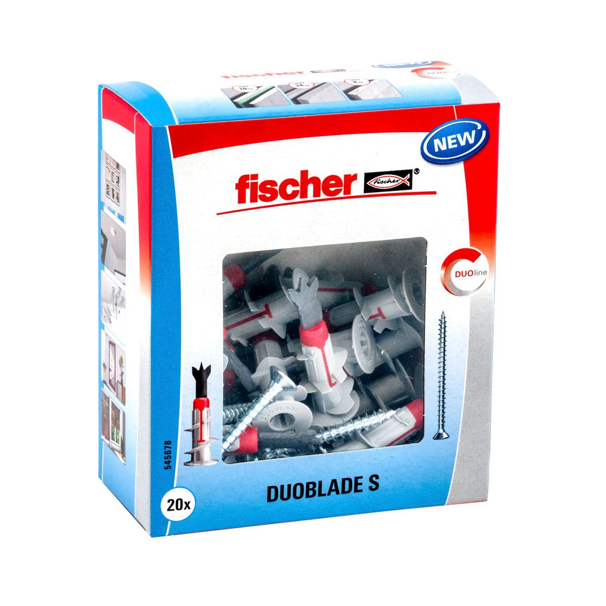 Fischer  Gipskartonplatten-Dübel DuoBlade S 20 Stück