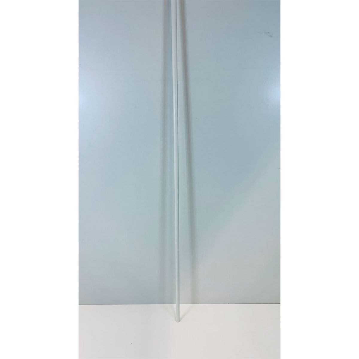 Viertelstab weiß-lackiert 240x Durchmesser 1,4 cm Kiefer Bild 1