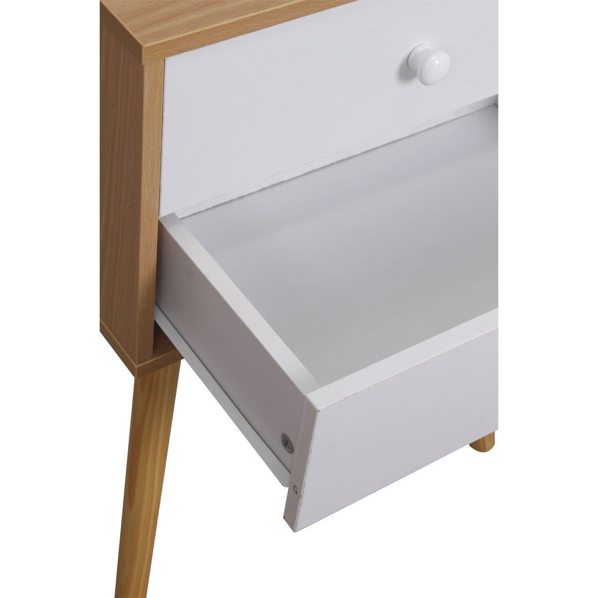 HappyHome Nachttisch mit 2 Schubladen Bild 3