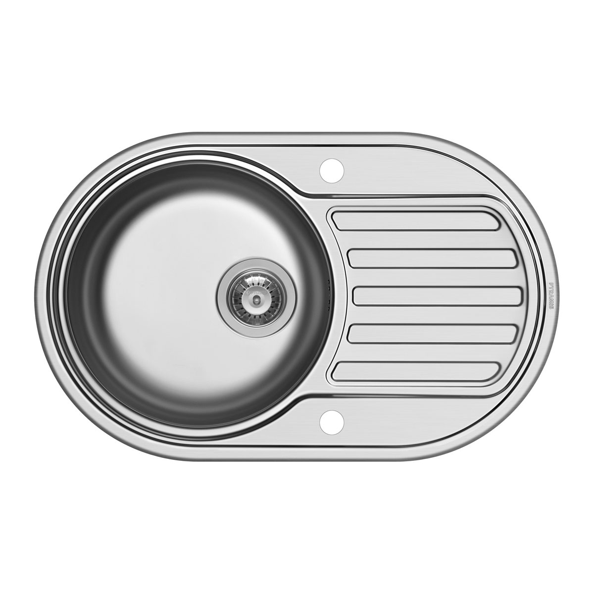 Pyramis  Edelstahl-Einbauspüle SRMini glatt 92 mm Drehexcenter