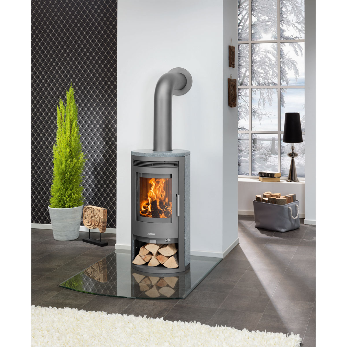 Justus Kaminofen Baltrum Speckstein Bild 2