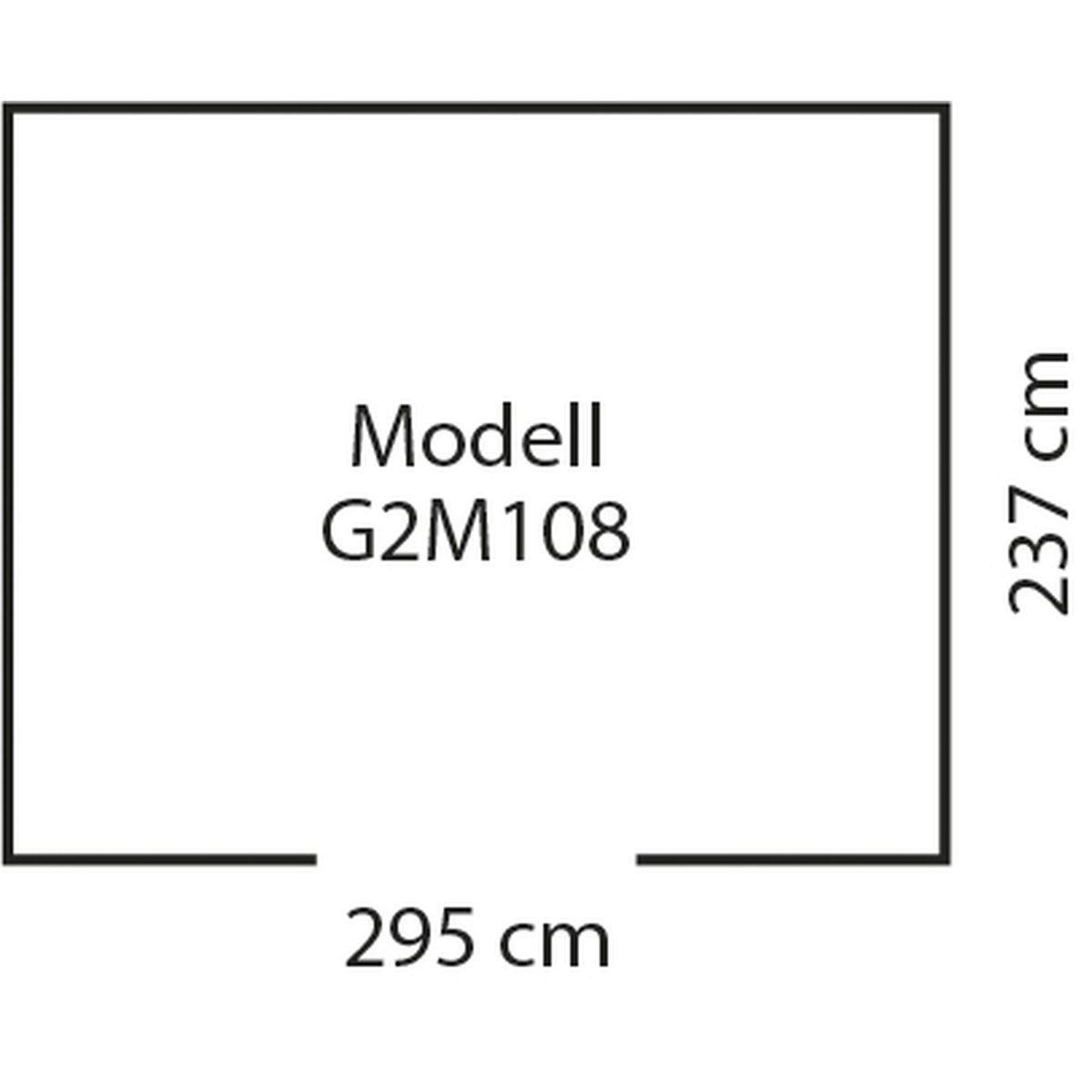 Globel Gerätehaus Tower 6,9m² anthrazit Bild 5