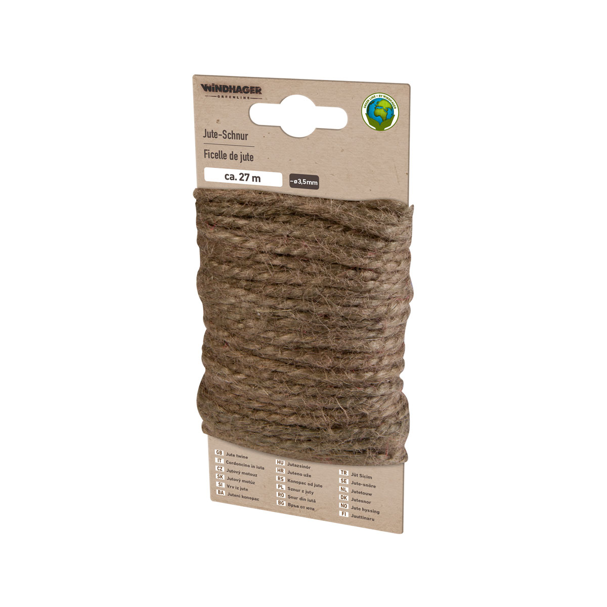 Windhager Jute-Schnur 27m terrabraun Bild 1