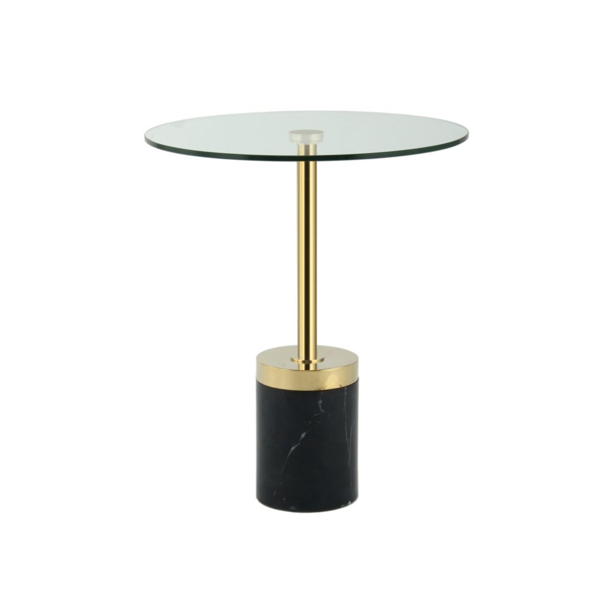 Beistelltisch Lana 125 gold schwarz
