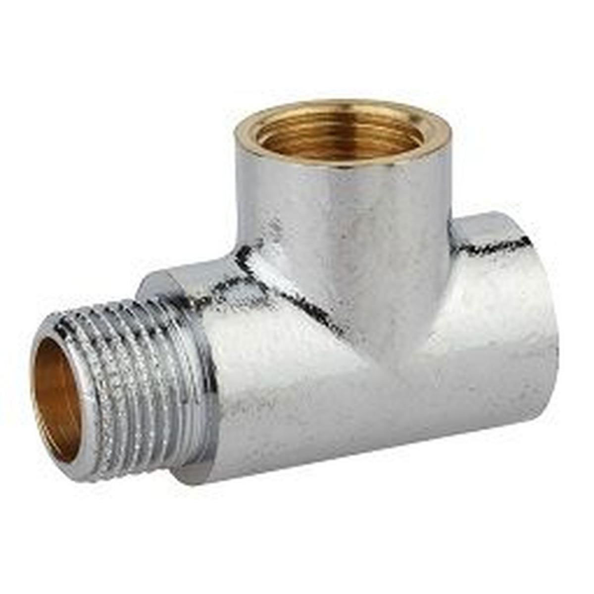 Kirchhoff T-Stück ½ IG x ½ IG x ½ AG verchromt