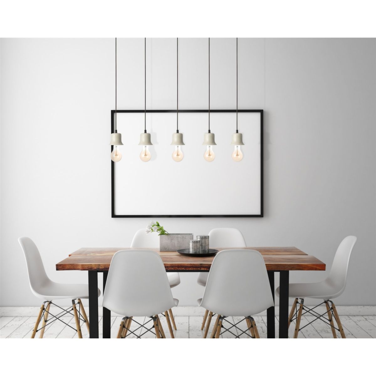 Hängelampe Musica weiss Bild 3