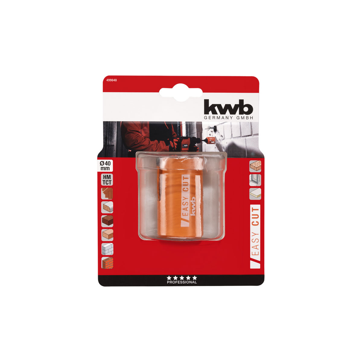 kwb  Lochsäge Easy Cut Durchmesser 40 mm Bild 5