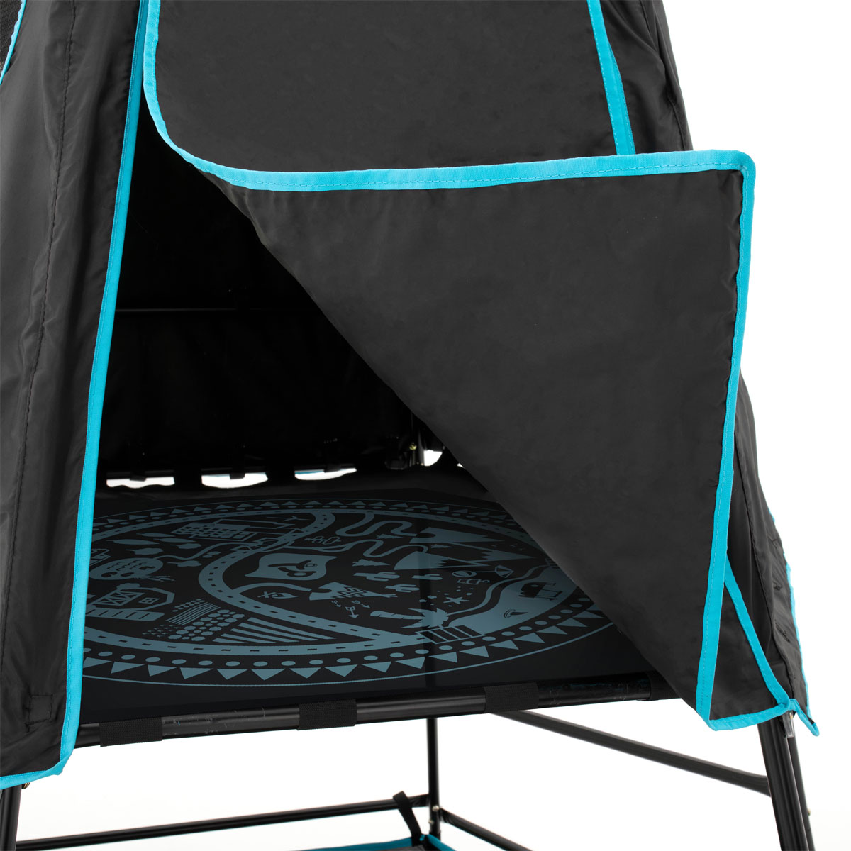 TP Toys Klettergerüst Explorer 208x318x201cm Schwarz Bild 6