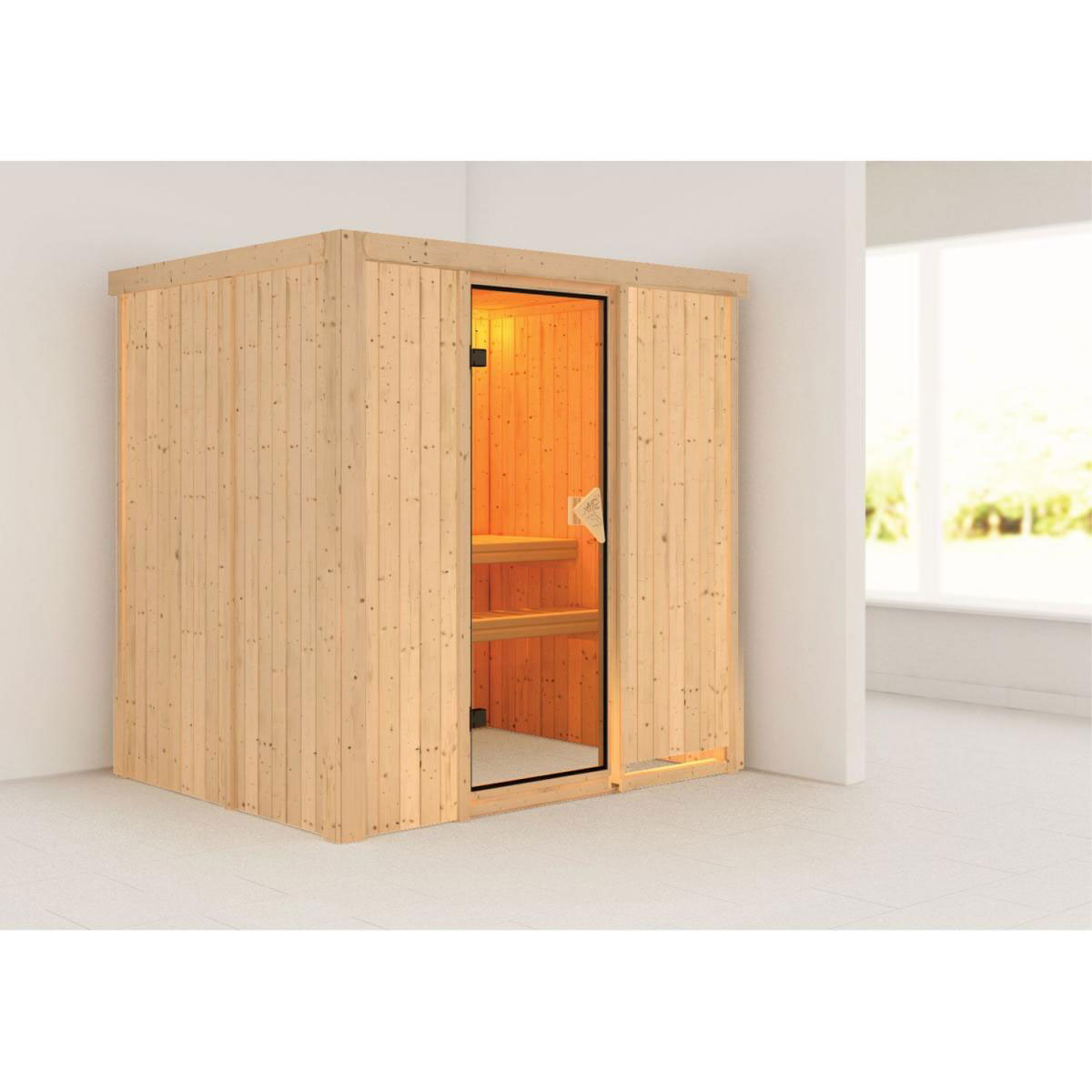 Karibu Bodin Fronteinstieg ohne Ofen kein Kranz Klarglastür Bild 1