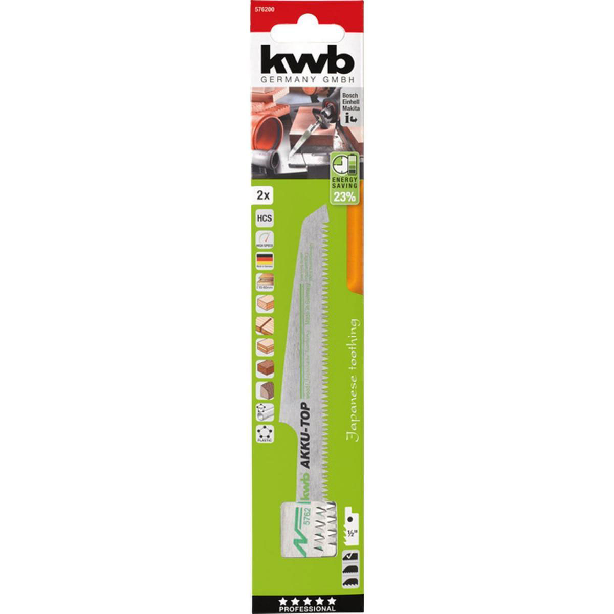 kwb  Säbelsägeblatt mit Japanzahnung Holzbearbeitung Bild 2