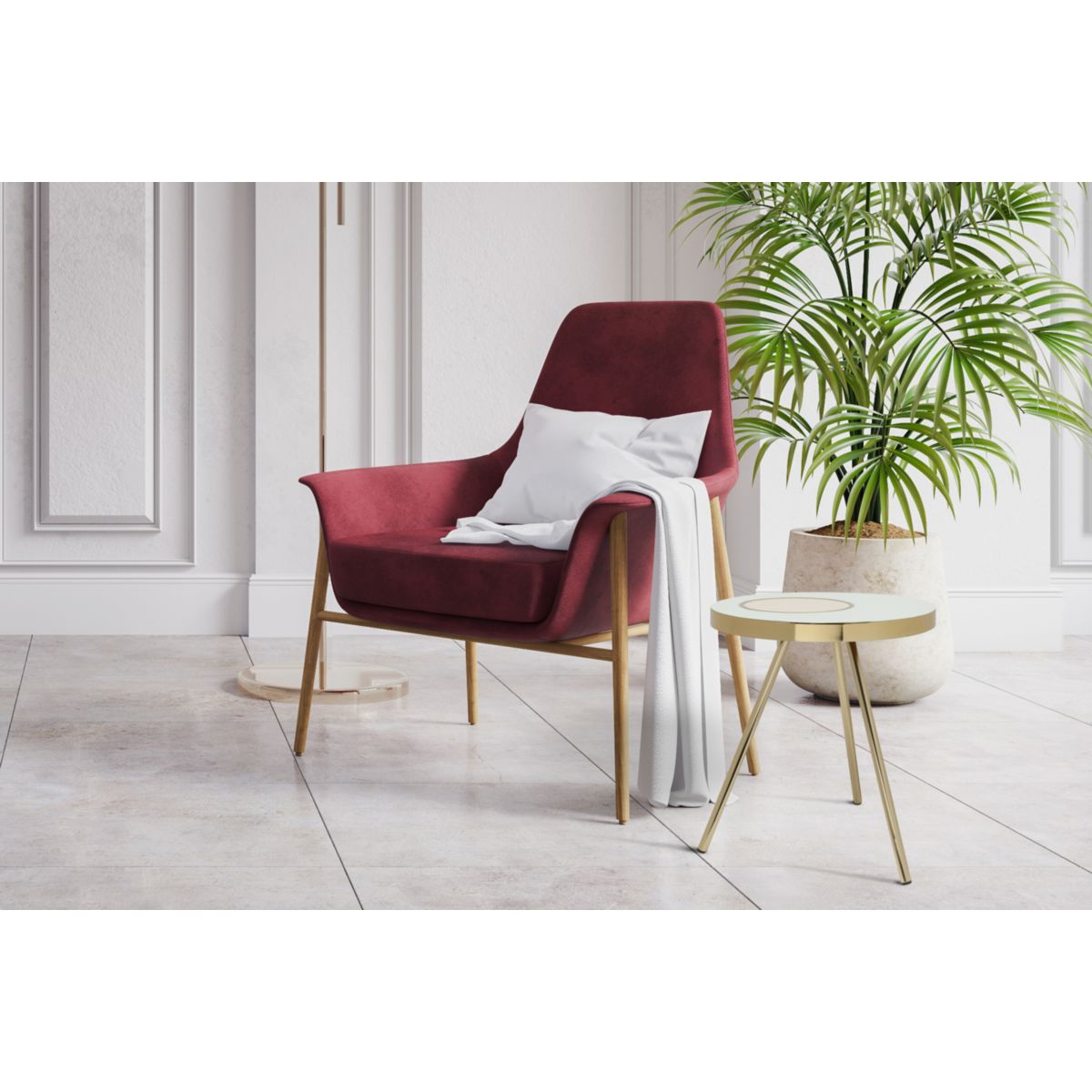 Beistelltisch Morrison 2025 hellmint gold Bild 4