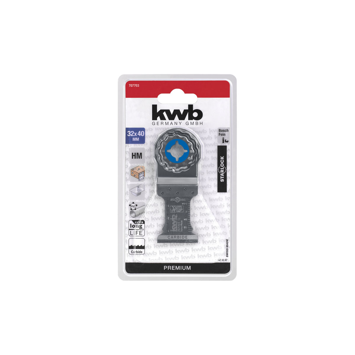 kwb  Tauchsägeblatt 32x40 mm Metall Holz Kunststoff Bild 2