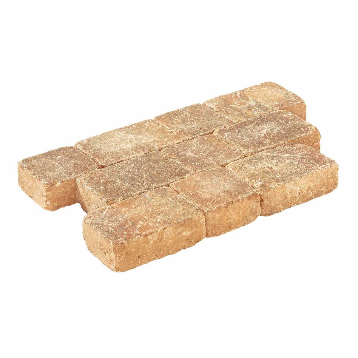 Diephaus  Pflaster Antik Sandstein 14 x 14 x 7 cm 1,05 m2 pro Lage Bild 2