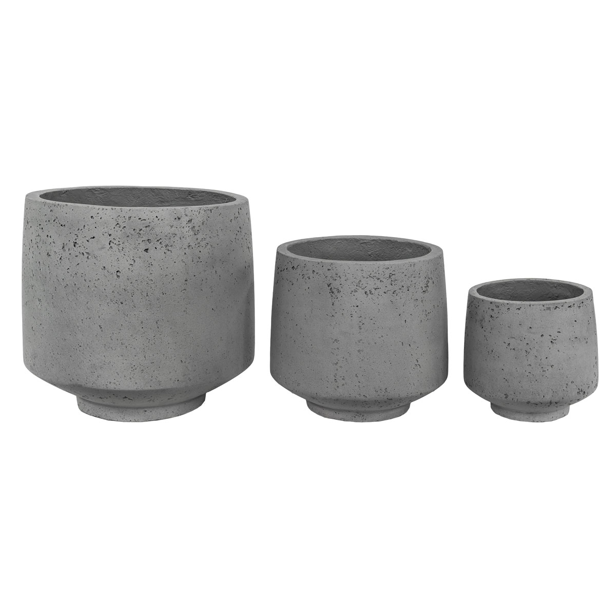 Haveson Pflanztopf PORES grau 32 x 32 x 29 cm Bild 4