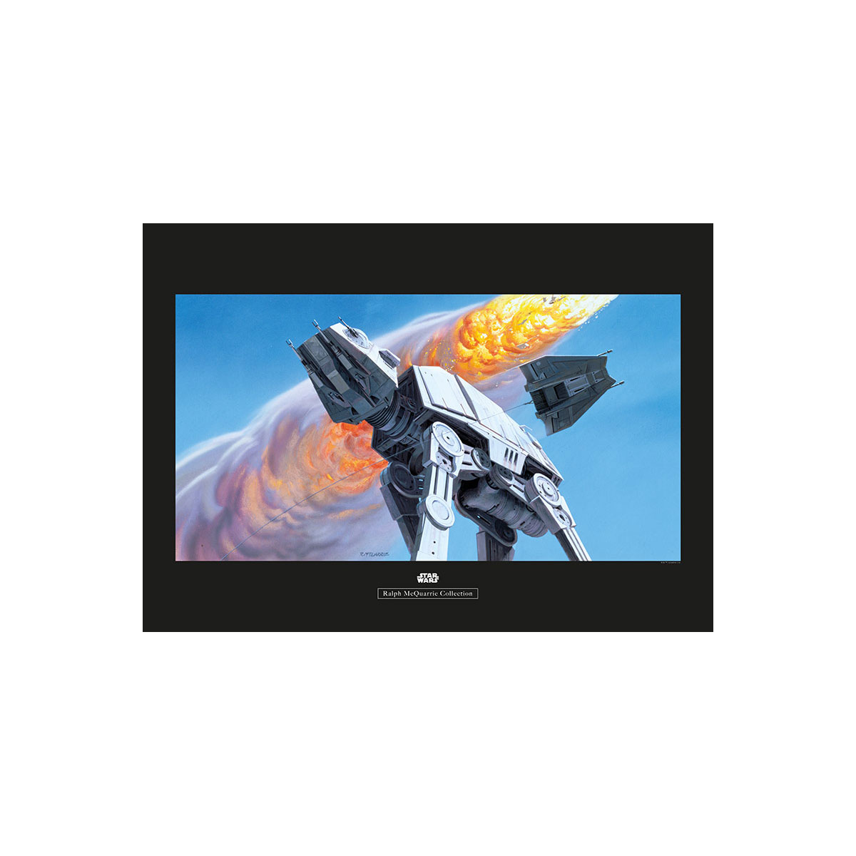 Komar  Wandbild Star Wars Classic Hoth Battle AT-AT 40x30 cm Bild 2