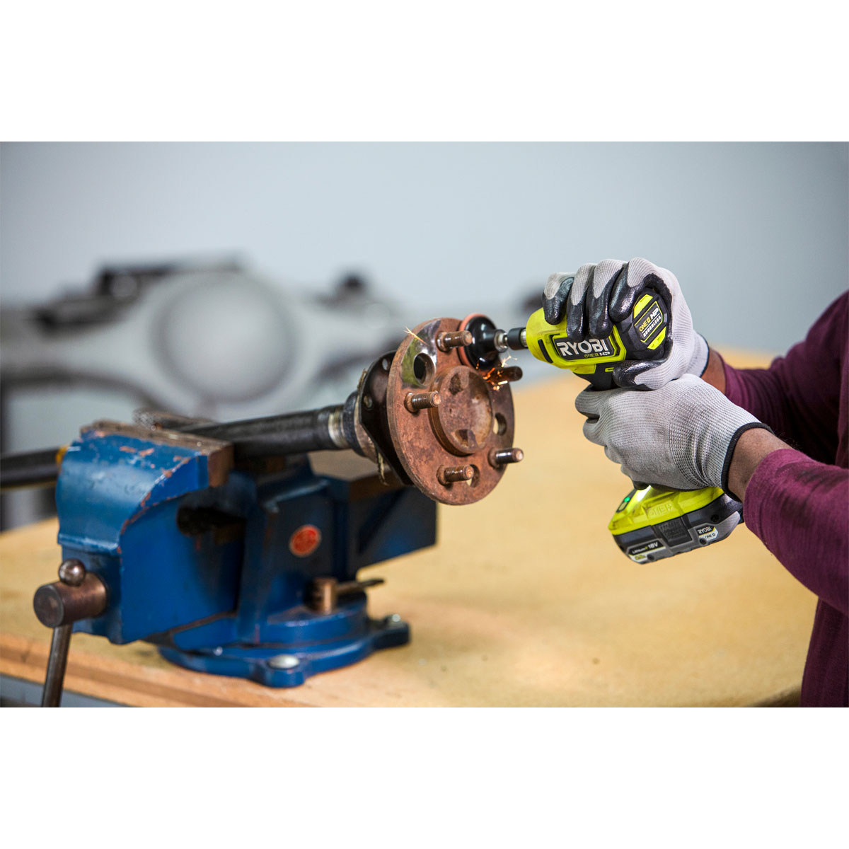 Ryobi  18V Akku-Geradschleifer RDG18C-0 solo Bild 4