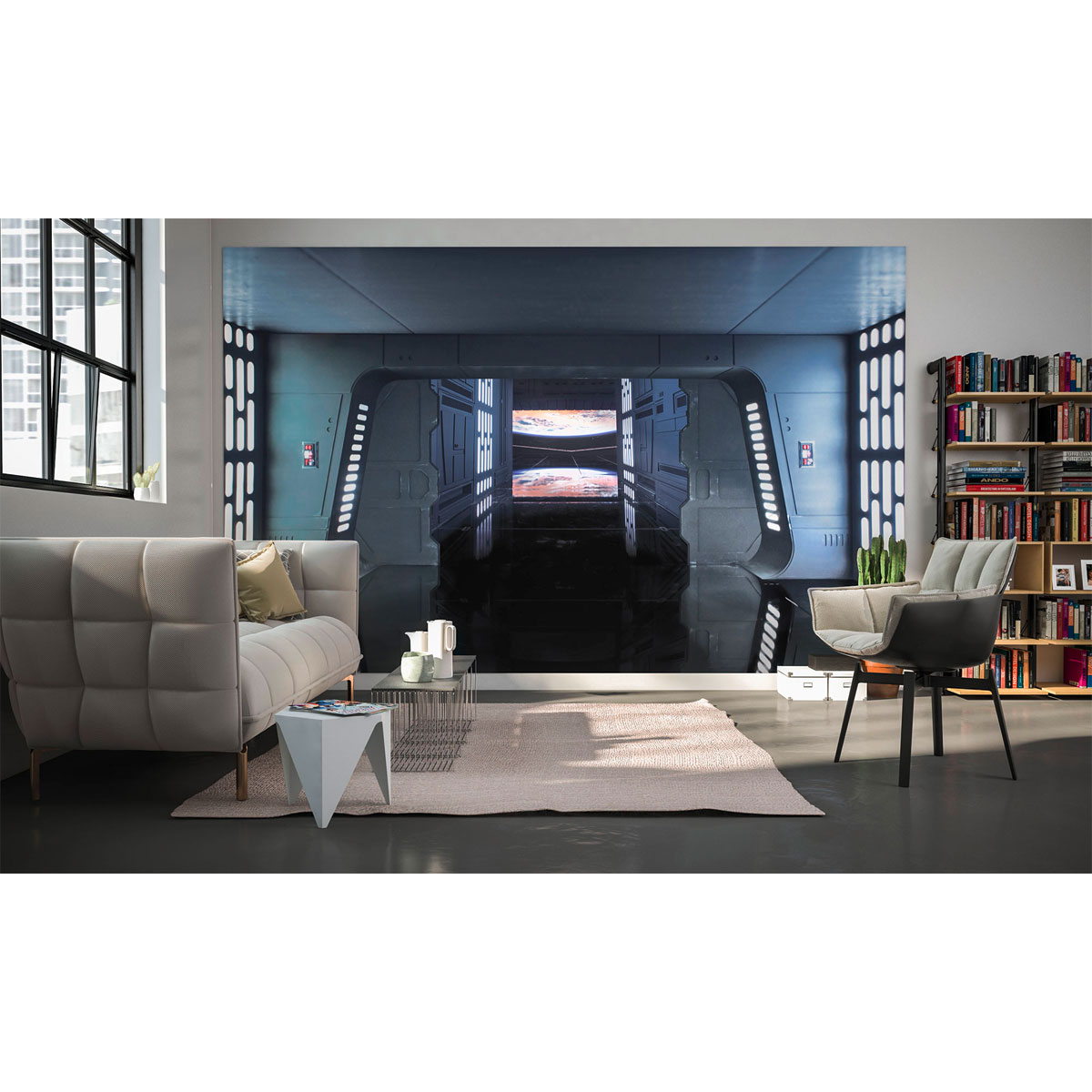 Komar  Vlies Fototapete Star Wars Death Star Floor 400x250 cm