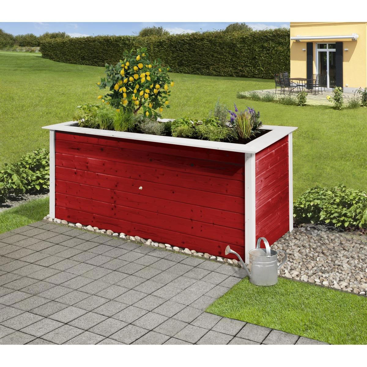 Weka Profi-Hochbeet 669 C 28 mm rot Bild 1