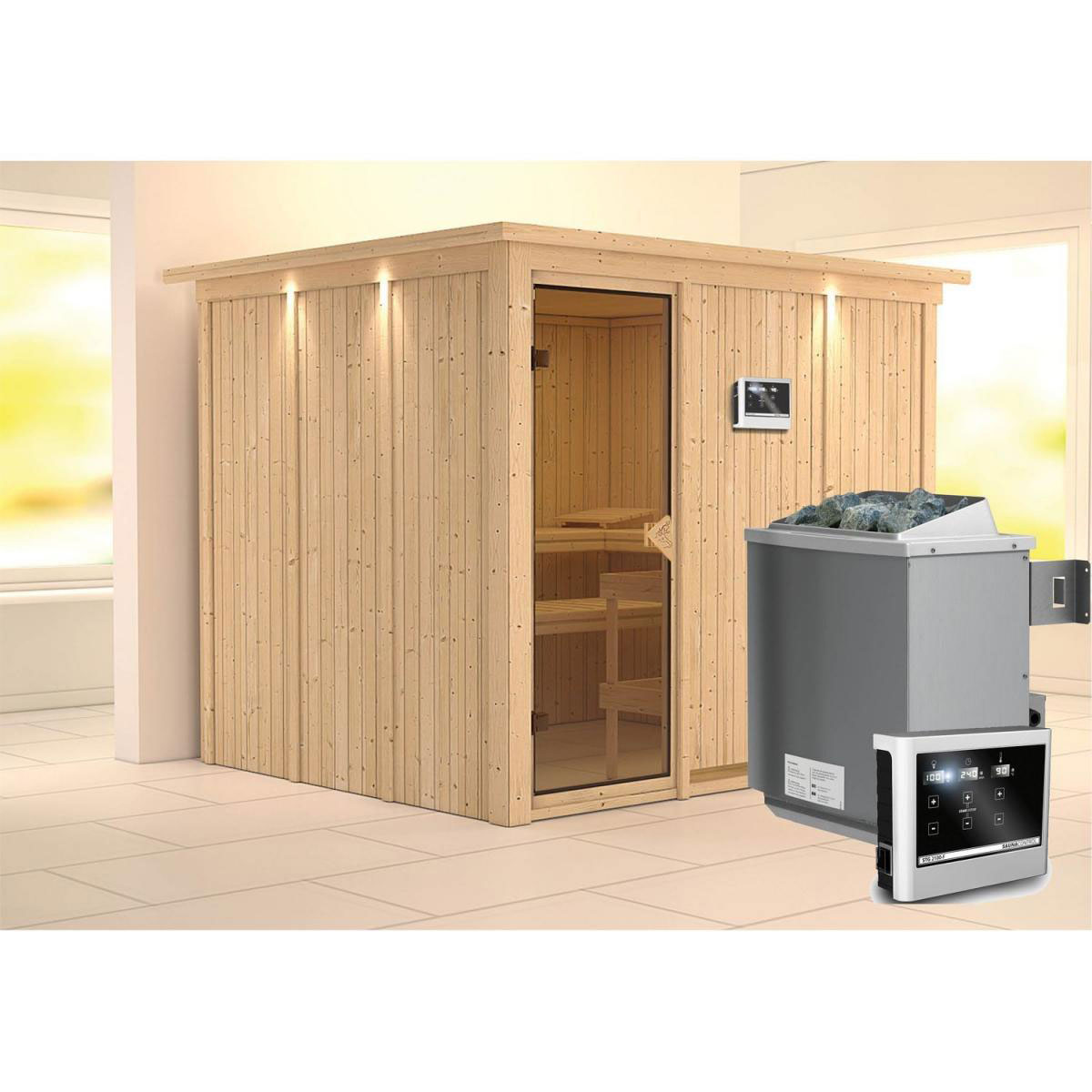Karibu Systemsauna Gobin 68 mm Bild 1