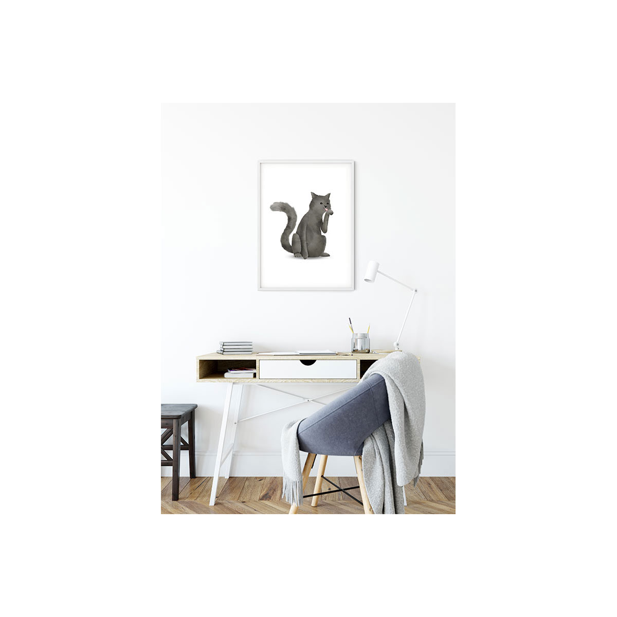 Komar  Wandbild Cute Animal Cat 40x50 cm Bild 6