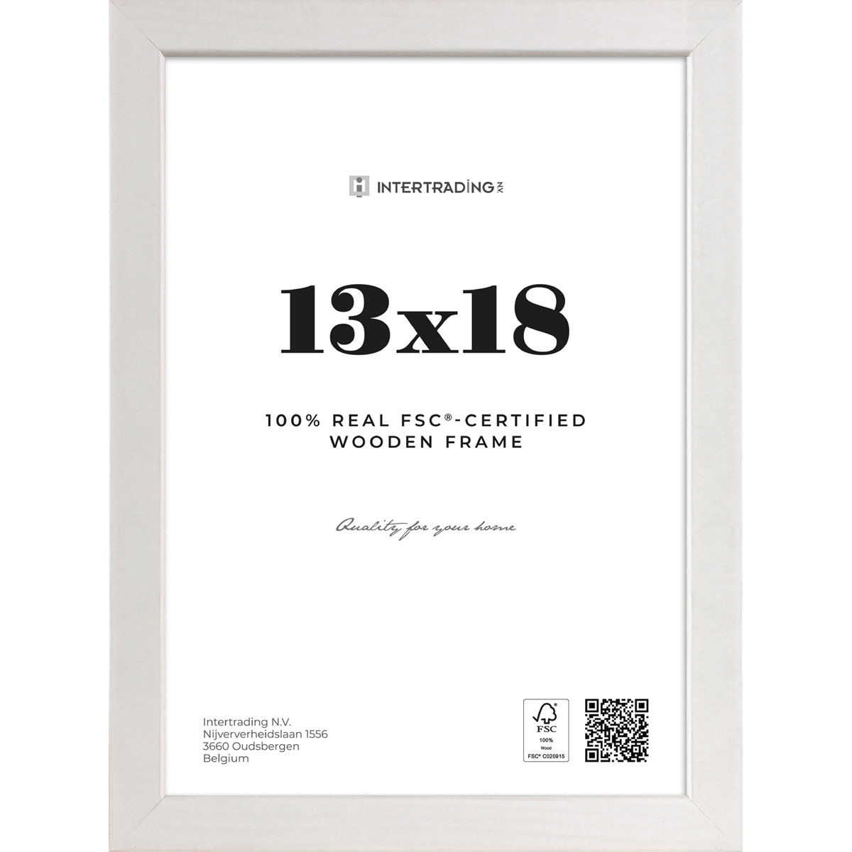 Bilderrahmen Riga 13x18 cm weiß Bild 1